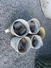 5 Buckets of Extra Free Stall Clamps
