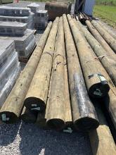 4x 9’’x20’ poles