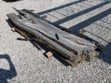 stack of 3 slabs of black walnut