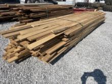 Stack of 160 1x4 Poplar and Oak