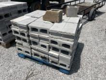 Pallet of cement blocks