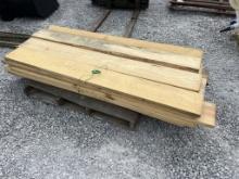 Pallet of 2x8 lumber