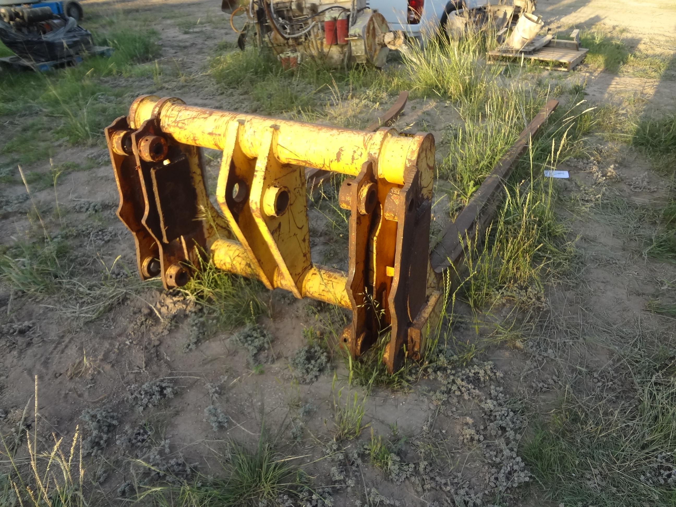 Long Set of Yellow Forks for Loader