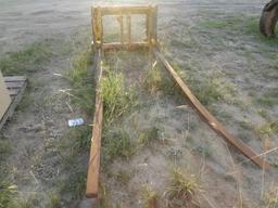 Long Set of Yellow Forks for Loader