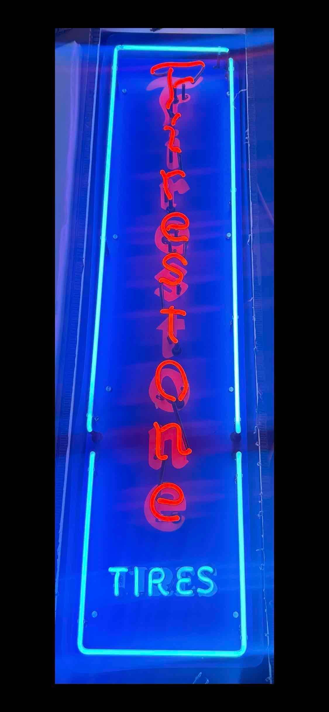 Firestone Tires Custom NEON