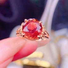 14k Gold 5.8 Ct Natural Tourmaline & Diamond Ring