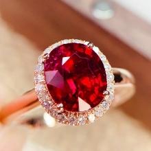 14k Gold 2.35 Ct Natural Tourmaline & Diamond Ring