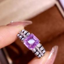 14k Gold 2.51 Ctw Natural Sapphire & Diamond Ring