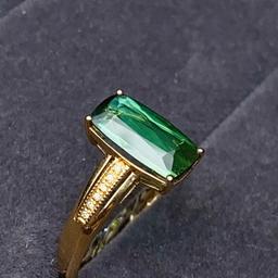 14k Gold 2.4 Ct Natural Tourmaline & Diamond Ring