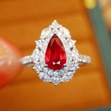 14k Gold 1.77 Ctw Natural Ruby & Diamond Ring