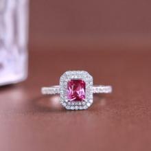 14k Gold 1.40 Ctw Natural Sapphire & Diamond Ring