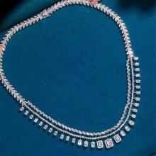 14k Gold 10 Ct Natural H Diamond Necklace