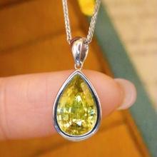 14k Gold 2.02 Ct Natural Chrysoberyl Pendant( Without Chain )