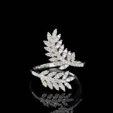14k Gold 0.32 Ct Natural H Diamond Ring