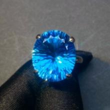 14k Gold 19.4 Ct Natural Topaz Ring