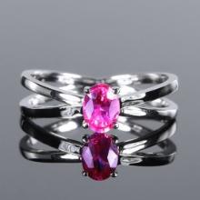 14k Gold 0.62 Ct Natural Sapphire Ring