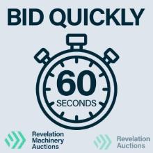 BID QUICKLY, LOTS WILL BE ENDING EVERY 60 SECONDS AT THIS AUCTION!