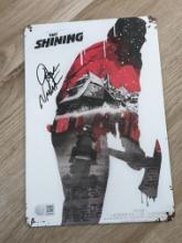 Jack Nicholson signed the shining metal sign with coa