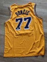 Luka Doncic autographed jersey with coa