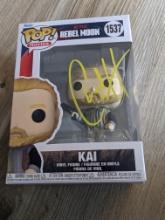 Charlie Hunnam signed KAI funko pop figure with coa