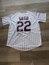 Juan Soto signed NY Mets jersey with coa