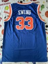 Patrick Ewing Signed Knicks Jersey With COA