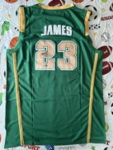 LeBron James Signed Green Irish Jersey With COA