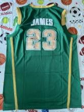 LeBron James Signed Green Irish Jersey With COA