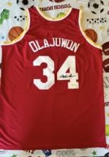 Hakeem Olajuwon Signed Rockets Jersey With COA