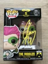 Jim Carrey Batman Forever Signed The Riddler Funko PoP With COA