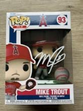 Mike Trout Angels Signed Funko PoP With COA