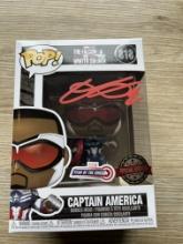Anthony Mackie Captain America Signed The Falcon Funko PoP With COA