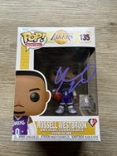 Russell Westbrook Lakers Signed Funko PoP With COA