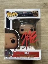Zendaya Spider-Man Homecoming Signed MJ Funko PoP With COA