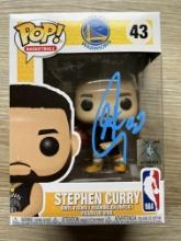 Stephen Curry Golden State Warriors Signed Funko PoP With COA