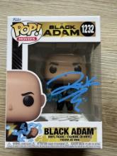 The Rock Signed Black Adam Funko PoP With COA