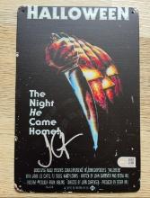John Carpenter Signed Halloween Movie Sign With COA