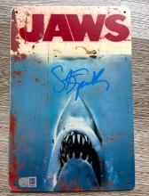 Steven Spielberg Signed Jaws Movie Sign With COA