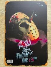 Kane Hodder Signed Friday The 13th Movie Sign With COA