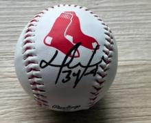 David Ortiz Signed Red Sox Rawlings Logo Baseball With COA