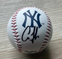 Aaron Judge Signed Yankees Rawlings Logo Baseball With COA