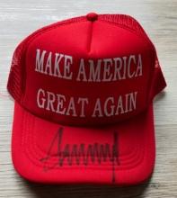 Donald Trump Signed MAGA Hat With COA