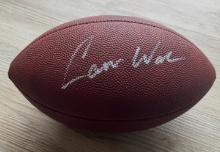 Cam Ward Signed Titans Logo Football With COA