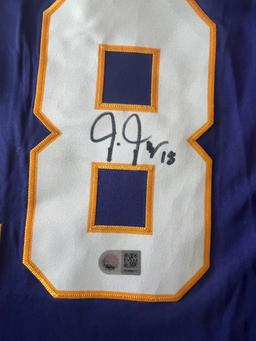 Justin Jefferson Signed Vikings Jersey With COA