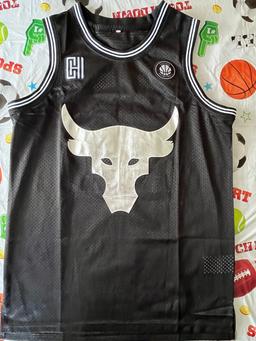 Michael Jordan Signed The Goat Bulls Jersey With COA