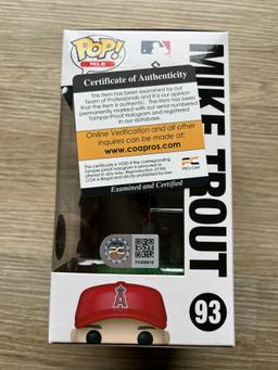 Mike Trout Angels Signed Funko PoP With COA