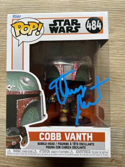 Timothy Olyphant Star Wars Signed Cobb Vanth The Mandalorian Funko PoP With COA