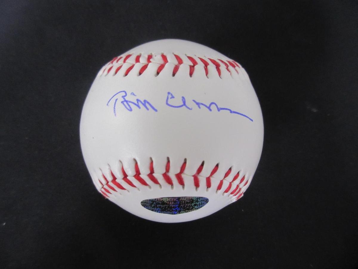 PRESIDENT BILL CLINTON SIGNED BASEBALL COA