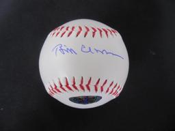 PRESIDENT BILL CLINTON SIGNED BASEBALL COA