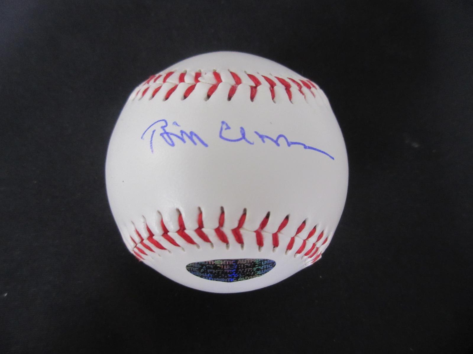 PRESIDENT BILL CLINTON SIGNED BASEBALL COA